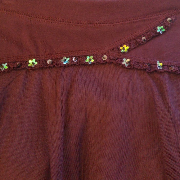 Free People Plum Skirt NWT Size 6 - Picture 2 of 3